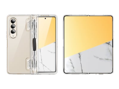 i-Blason Halo Clear Snap Case for Samsung Galaxy Z Fold4 (Galaxy2022-ZFold4-5G-Cosmo-Pen-SP-Clear)