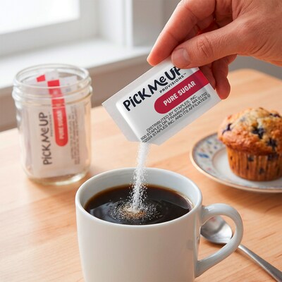 Pick Me Up Provisions™ Pure Sugar, Packets, 2000/Box (PM62431/72101)