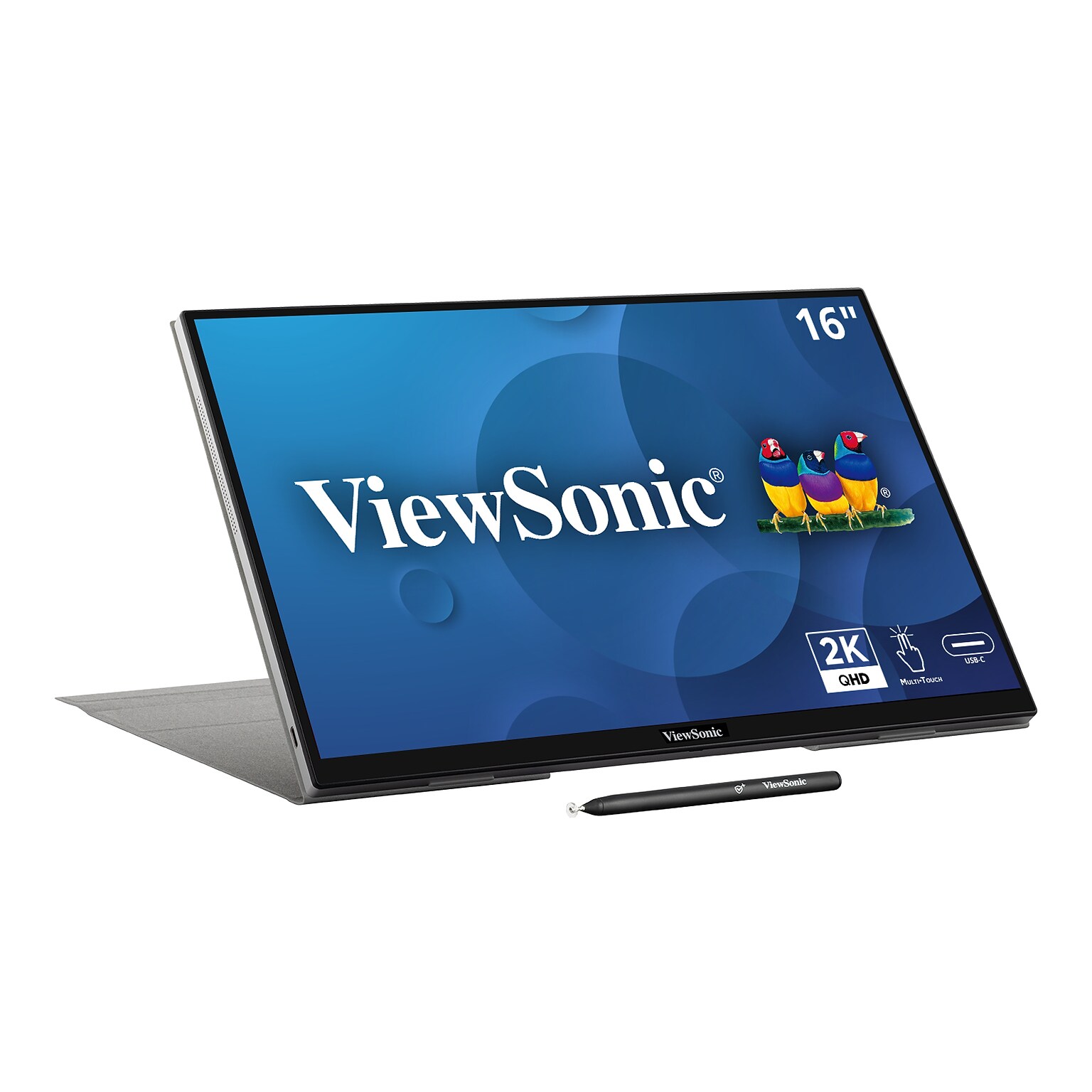 ViewSonic 16 60Hz LED Monitor, Black (TD1656-2K)