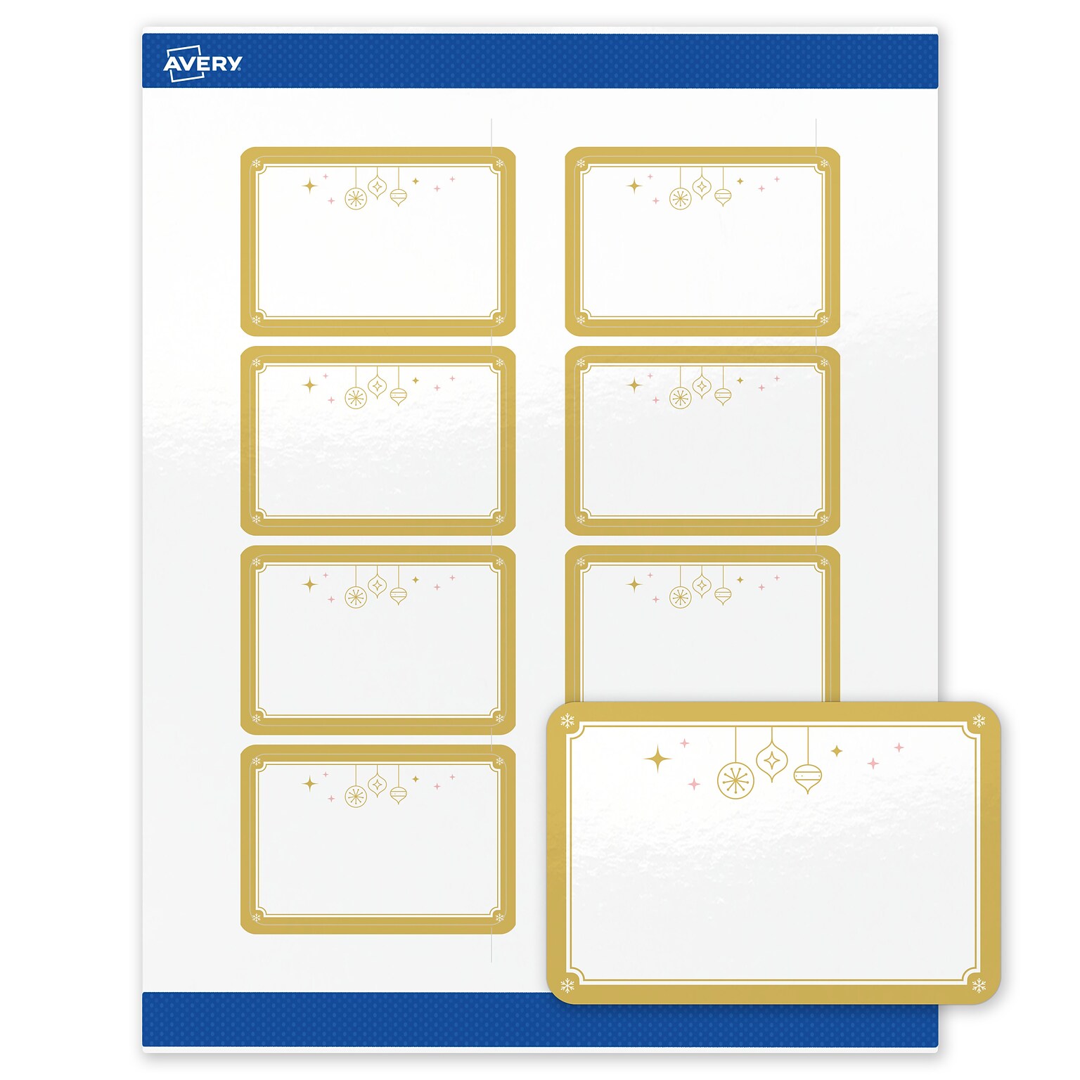 Avery Rectangle Multipurpose Labels, 2 x 3, White, 80/Pack (19479370522)