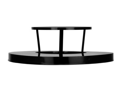 Alpine Industries Rain Bonnet Trash Can Lid, 38 Gallon Trash Cans, Black (479-38-A)