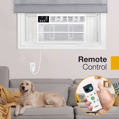 Whirlpool 230-Volt 12,000 BTU Window Air Conditioner with Remote, White (WHHW122AW)