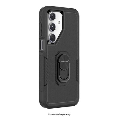 SaharaCase Raider Phone Case for Galaxy A16 5G, Shock Absorbing, Scorpion Black (CP00720)