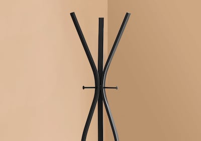 Monarch Specialties Inc. Coat Tree, Black, Metal (I 2051)