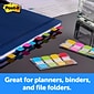 Post-it Tabs, 1" Wide, Solid, Assorted Colors, 88 Tabs/Pack (686-AYPV1IN)