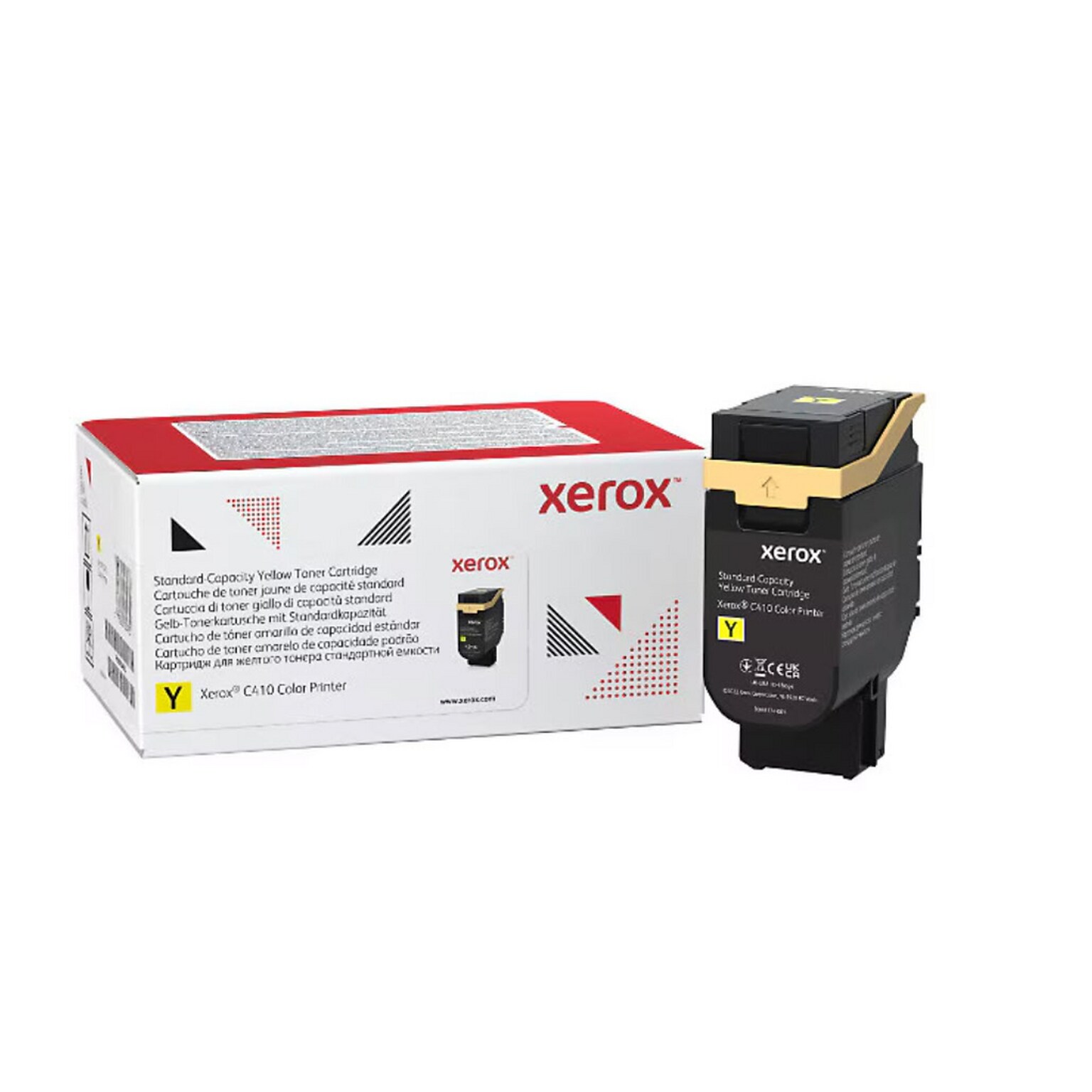 Xerox Yellow Standard Capacity Toner Cartridge For The Xerox C410/C415