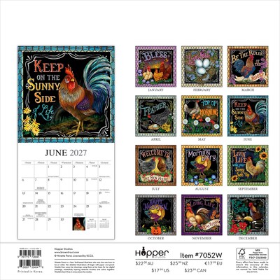 2027 BrownTrout Bless This Nest 12 x 12 Monthly Wall Calendar (9781773728841)