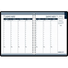 2024 House of Doolittle 8.5 x 11 Weekly & Monthly Appointment Book, Black (283-02-24)