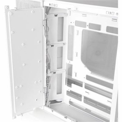 Thermaltake View 380 XL TG ARGB ATX Mid-Tower Computer Case, Snow (CA-11E-00M6WN-00)