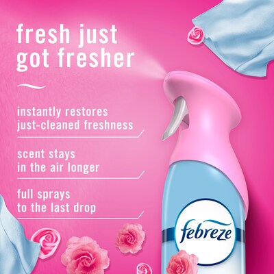 Febreze Air Mist Air Freshener Spray, Downy April Fresh Scent, 8.1 oz., 2/Pack (4184/78121)