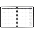 2024-2025 AT-A-GLANCE 7 x 8.75 Academic Monthly Planner, Faux Leather Cover, Black (70-127-05-25)
