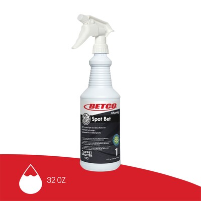 Betco FiberPro Spot Bet All-Purpose Spot & Stain Remover, 32 Oz, 12/Carton (4251200)