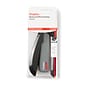 Staples One-Touch Desktop Stapler, 20 Sheet Capacity, Gray/Black/Red, 500 (44425)