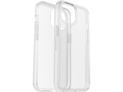 OtterBox Symmetry Series Phone Case for iPhone 15/14/13, Clear (77-92674)