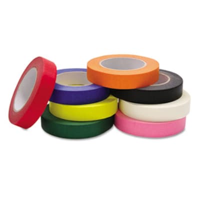 Chenille Kraft Creativity Street Masking Tape, 1 x 60 yds., Assorted, 8/Pack (AC4860)