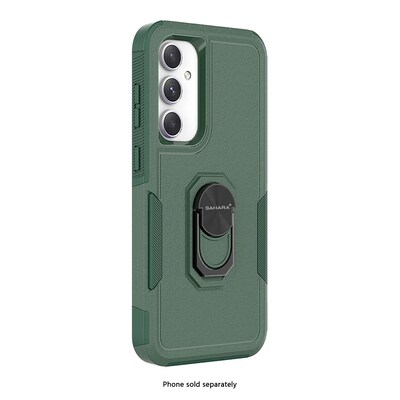 SaharaCase Raider Phone Case for Galaxy S24 FE, Shock Absorbing, Cactus Green (CP00716)
