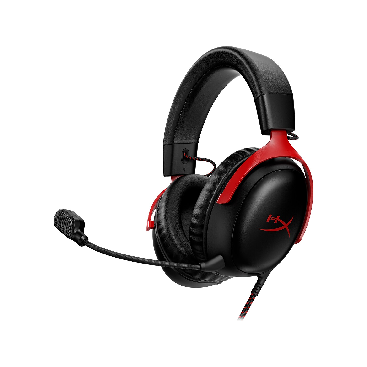 HyperX Cloud III Noise Canceling Stereo Gaming Headset, USB, 3.5mm, Black/Red (727A9AA)