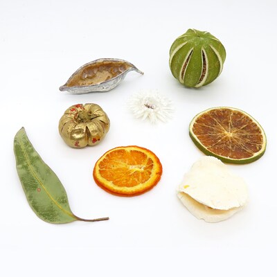 National Tree Company 6" 250 Gram Mixed Potpourri- Slices Red and Green Apples (MG65-FRTP01-1)