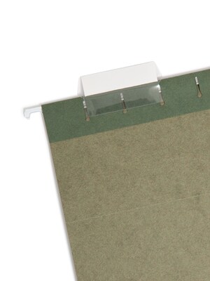 Smead Hanging File Folders, 1/5-Cut Tab, Legal Size, Standard Green, 25/Box (64155)