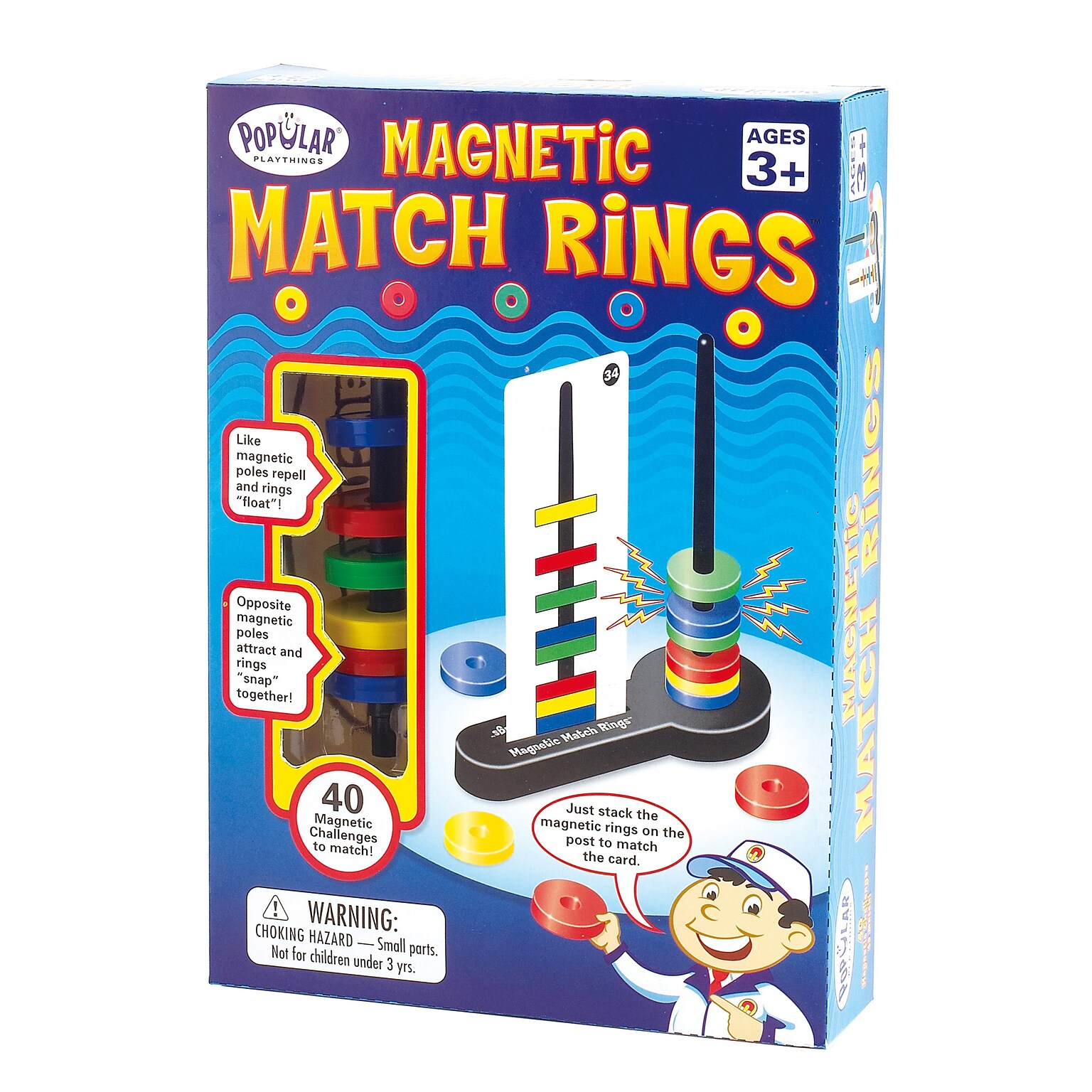 Popular Playthings Magnetic Match Rings (PPY351)