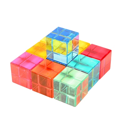 TickiT Gem Cubes, Multicolored, 10/Set (CTU73550)