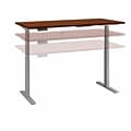 Bush Business Furniture Move 60 Series 60W Electric Height Adjustable Standing Desk, Hansen Cherry