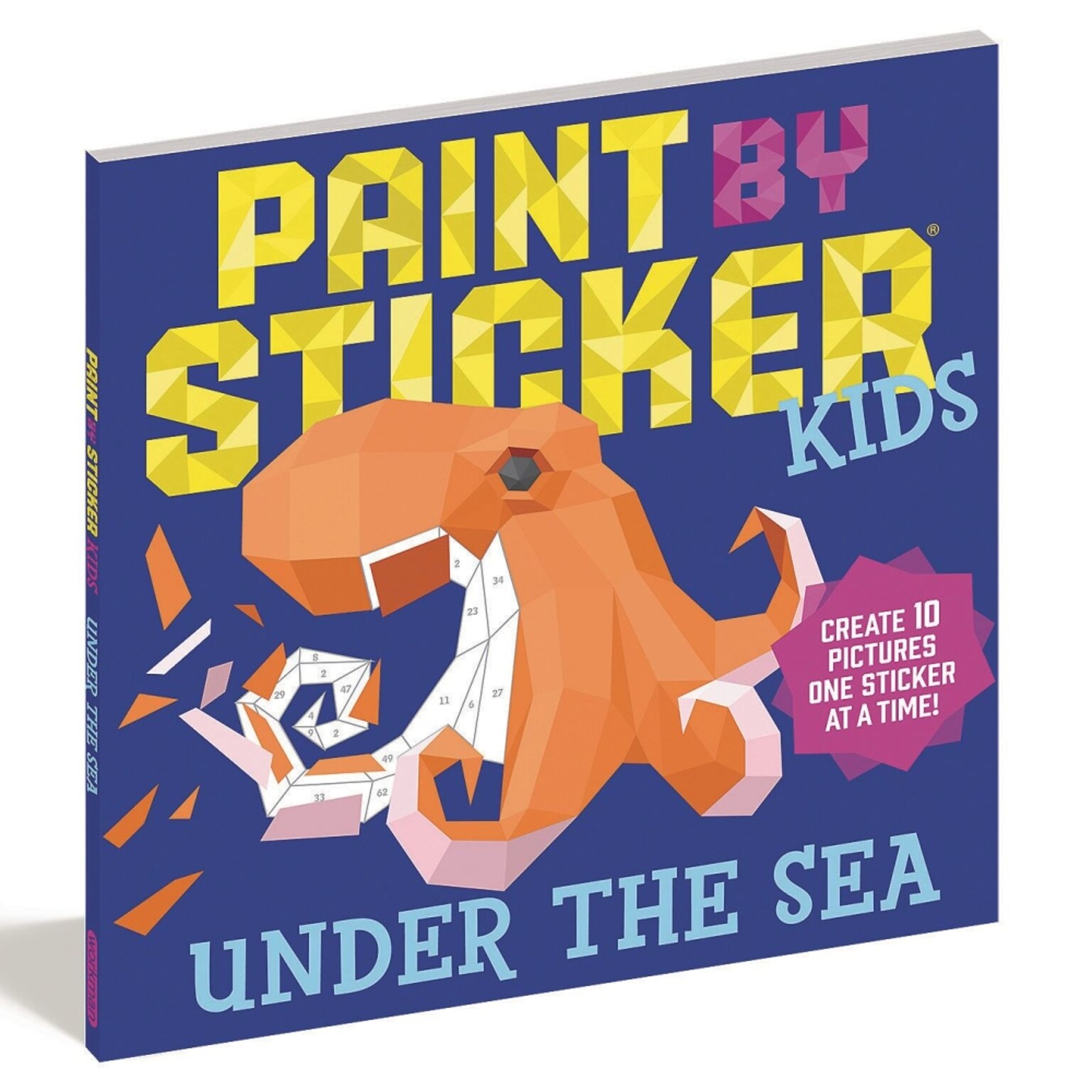 Workman Paint by Sticker Kids Under the Sea Activity Book (PS1455)