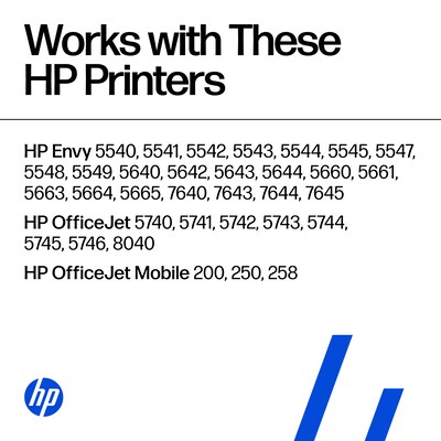 HP 62 Black/Tri-Color Standard Yield Ink Cartridge, 2/Pack (N9H64FN#140)