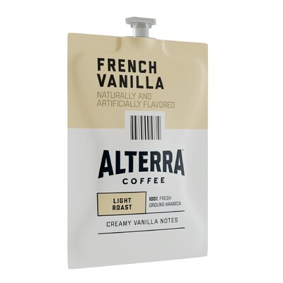 Alterra French Vanilla Coffee Flavia Freshpack, Light Roast, 100/Carton (MDRA183)