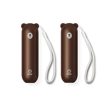 JisuLife Handheld Fan, Brown (FHL08ROBN-KIT-2)