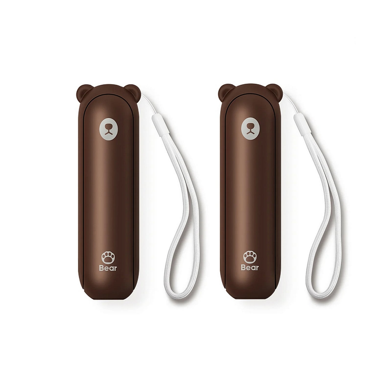 JisuLife Handheld Fan, Brown (FHL08ROBN-KIT-2)