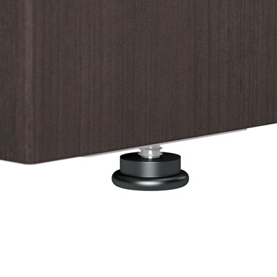Bush Business Furniture Arrive 72"W Reception Desk with Shelf, Storm Gray (AVD172SGK)