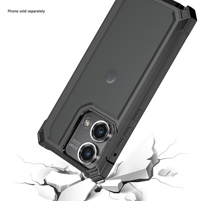 SaharaCase Raider Series GRIP Case for Motorola Moto G Power 5G, Shock Absorbing, Black (CP00785)