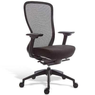 Workplace2.0™ Ayalon Ergonomic Fabric Swivel Task Chair, Black (UN51505)