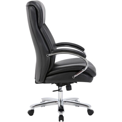 Lorell Big & Tall High-Back Chair, 400 lb. Capacity, Black (LLR67004)