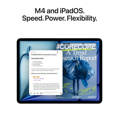 Apple iPad Air M4 Chip 13" Tablet, 128GB, Wi-Fi, Starlight  (MH5Q4LL/A)