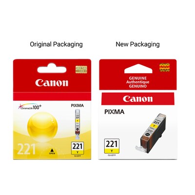 Canon 221 Yellow Standard Yield Ink Cartridge   (2949B001)