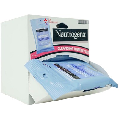 Neutrogena Makeup Remover Wipes, 7 Wipes/Pack, 12 Packs/Dispensit Box, 12 Dispensit Boxes/Carton