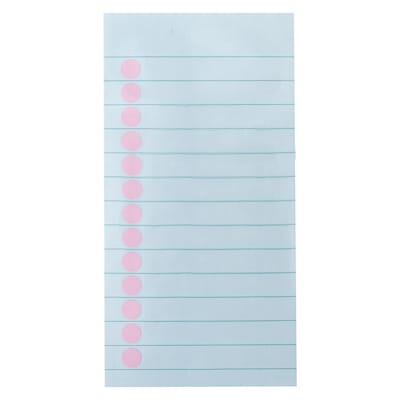 Post-it List Notes, 2.9 x 5.7, Lined, 50 Sheets/Pad (SPE-36-2)