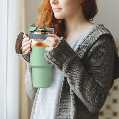 ASOBU Explorer Stainless Steel, 34 oz., Green, (ADNASM80G)