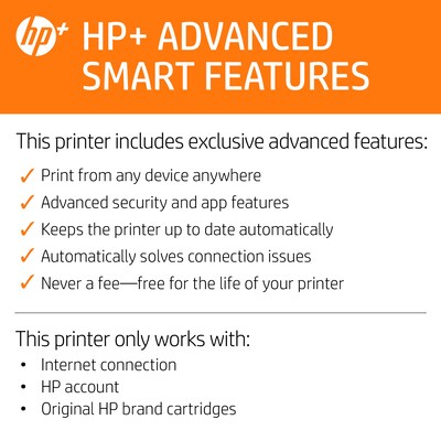 HP LaserJet M209dwe Wireless Black & White Printer Includes 6 Months of FREE Toner with HP+ (6GW62E)