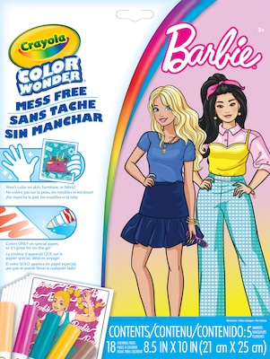 Crayola Barbie Color Wonder Coloring Book, 18 Pages (75-2859)