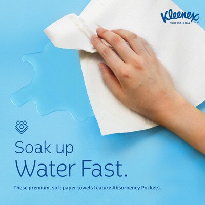 Kleenex Pop-Up Recycled Multifold Paper Towels, 1-ply, 120 Sheets/Pack, 1 Packs/Carton (01701)