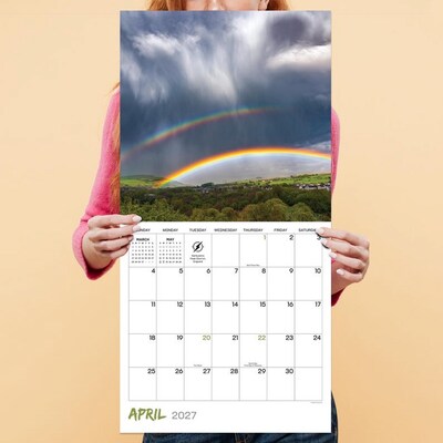 2027 TF Publishing Weather 12" x 12" Monthly Wall Calendar, Multicolored (27-1050)