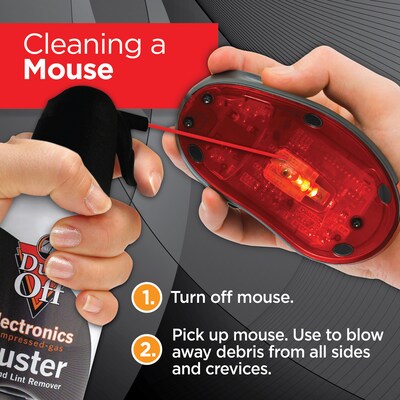 Dust-Off Air Dusters, 7 oz., 12/Pack (DPSM12)