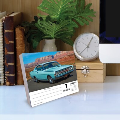 2026 Willow Creek American Muscle Cars 6.2" x 5.4" Day-to-Day Calendar (53904)