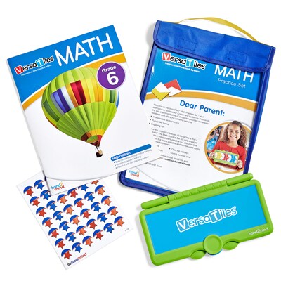hand2mind VersaTiles Grade 6 Math Take Along Pack (H2M-84706)