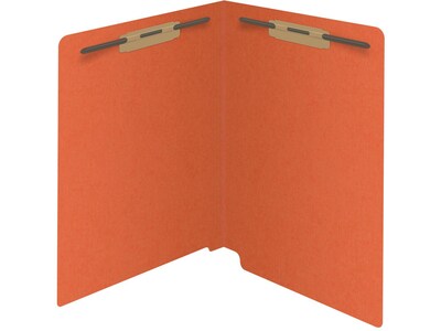 Medical Arts Press Reinforced End Tab File Folder, Straight Cut, Letter-Size, Orange, 250/Carton (S-01602-ORG-B)