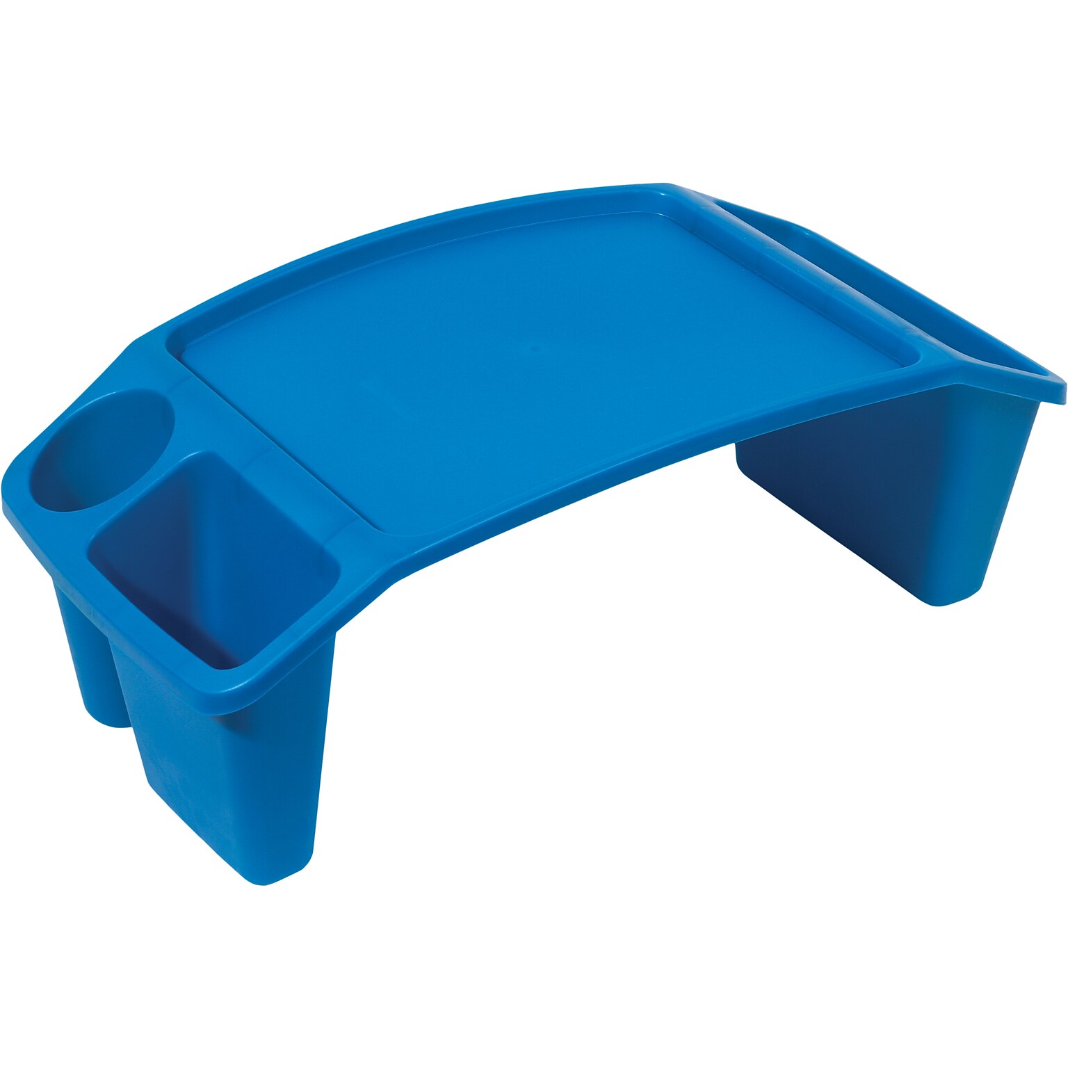 Deflect-O Polypropylene Lap Tray, 8.53 x 23.35 x 12, Blue (39502BLU)