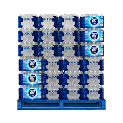 Pure Life Purified Bottled Water, 16.9 Fl. oz., 24 Bottles/Case, 78 Cases/Pallet (PLT110109)